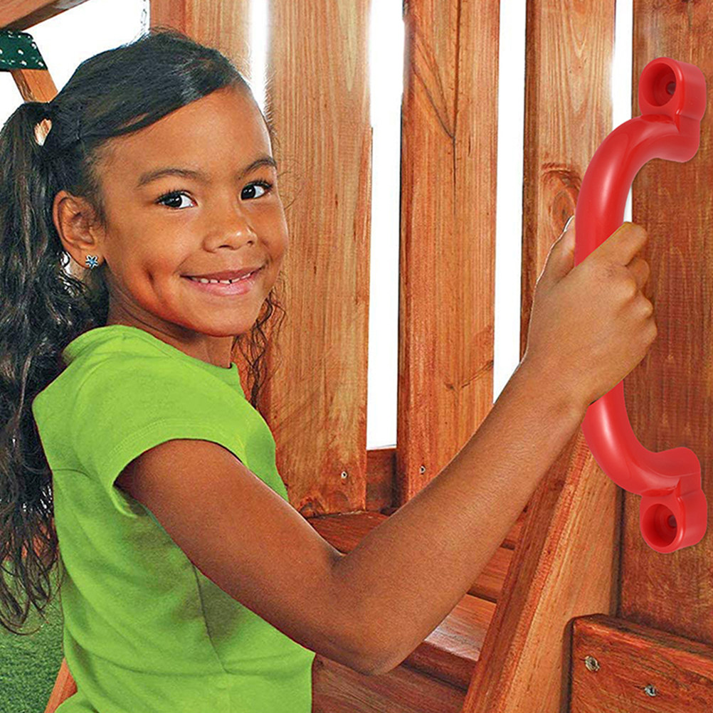 Kids Outdoor Climbing Frame - Set Pegangan Pengaman Anti-Selip untuk Ayunan