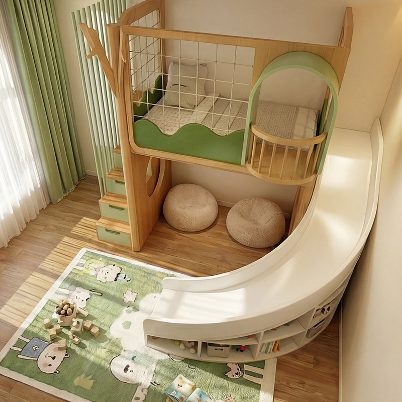 Ruang anak dari kayu solid Rum - Kids Outdoor Climbing Frame ulasan dan harga